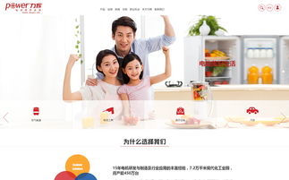 力輝電機中文版官方網站設計制作 成功案例 沙漠風網站建設公司